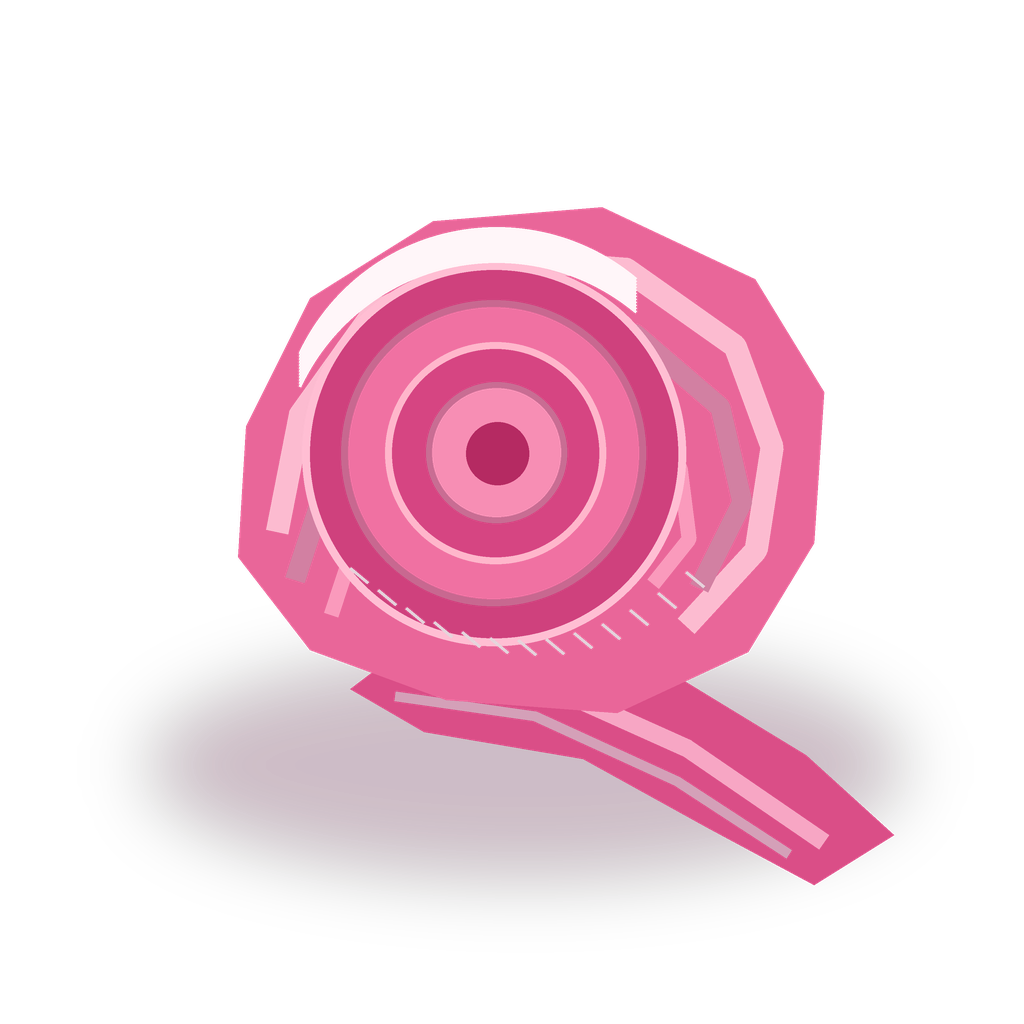 Cachecol rosa enrolado da campanha Outubro Rosa